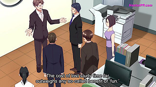 Blonde Student Slut Gives an Unforgettable Blowjob To Her Teacher - HENTAI