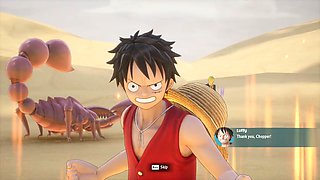 Gameplay of naked mod for One Piece with ass fucking and internal cumshot