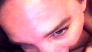 Amateur Bikini Babe in Blue is POV Blowjob Slut