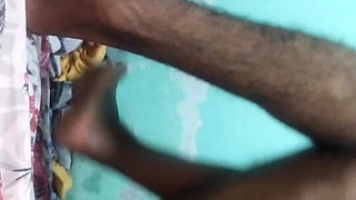 Desi Bhabhi Enjoying Sex with Her Husband Friend