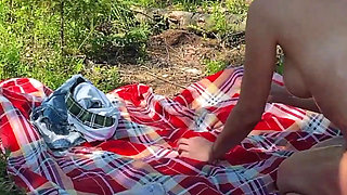 Afina Kisser Masturbation in the Forest