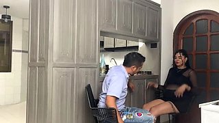 Tommymiller fucks visitor while Neekowox cooks as cuckold wife in 4k HD