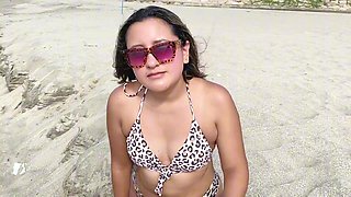 A stranger spies on me on the beach and convinces me to go to his apartment and have wild sex.