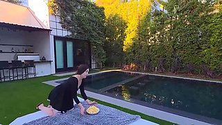 Daisy s Poolside Blow Ride Halloween Romp