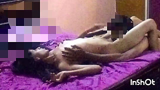 Desi slim wife licking and deep sex