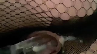 Cummy amateur pussy close up