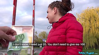 Mila Fox's Naughty Outdoor Tryst for Cash