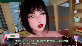 Murmur 40 - Adam Takes Naked Bath with Teacher Helen and Kate Walks in