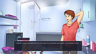 MILFs Plaza Part 33 - Stepsister Stuck in the Washing Machine - by Eroticgamesnc