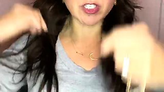 Big boobs milf masturbates with her dildo