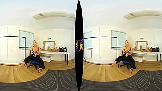 Blonde Laura Crystal with big boobs