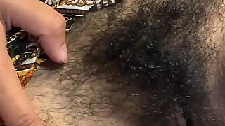 Hairy Goddess Riding Dildo Under Boho Skirt