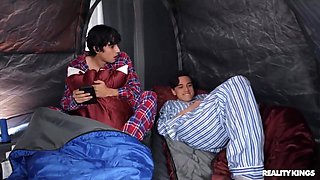 Blonde Gives Pleasure To Two Virgin - Britney Amber