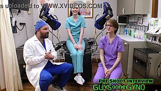 Cum Clinic Extraction #14 - Nurse Azra Iahmir Uses Deep Throat on Virgin Nurse Luci Starr
