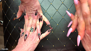 Mesmerizing Fingernails & Asmr: Mars Solo and Tickling Harmony