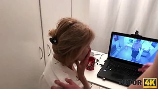 Tutor Catches Student Spilling Tea, Then Things Get Intimate
