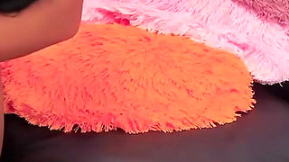 Textured Dildo Brushing Every Corner of My Pussy
