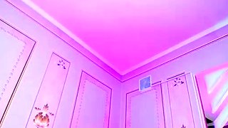 Sexy Blonde Babe With Big Boobs Strips Bra