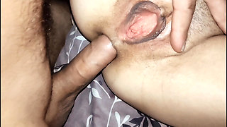 I Fuck My Wife in the Ass and Spread Her Pussy Lips