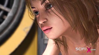 Spicy nympho's 3d animated clip