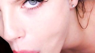 Well-proportioned beauty's female orgasm movie