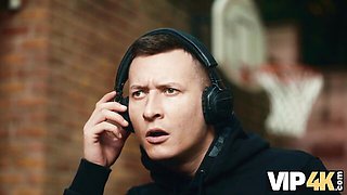 Fetching Charlie Dean at big white cock action