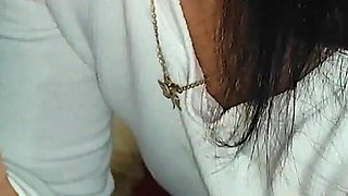 Married Unfaithful Wife Gives a Good Blowjob to Her Neighbor