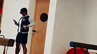 Two Guys Break Into a Rich Girl's Ass at the Gym