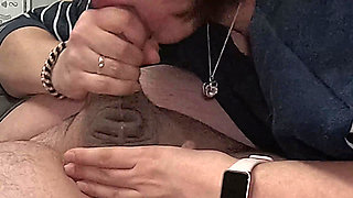 Amateur Blowjob Girl Sucking Dick Until I Cum in Her Mouth