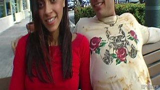 Ethnic Latina's Wild Passion Erupts in Sultry Brunette Heat