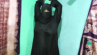 Muslim girl hijabi baby talking about hard sex