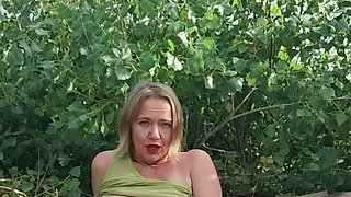 Striptease on the Sea Sand, Masturbating, Squirting and Cumming, Moaning