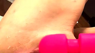 Close up solo beauty toying ass