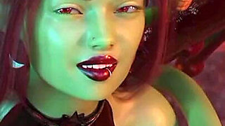 I Hard Fuck a Demon Succubus! I Deepthroat Her and Cum in Her Ass.