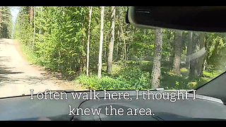 A Married Slut Got Lost in the Forest, Helped Her Out and She Agreed to Cheat on Her Husband