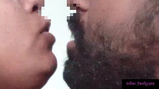 Indian Stepmom Kissing and Fucking