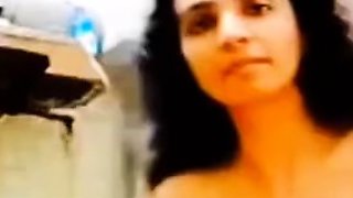 Hot indian milf bhumika strips nude takes bath big boobs