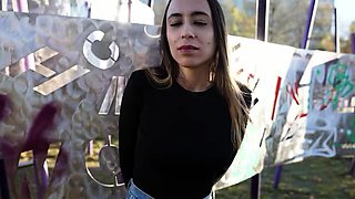 GERMAN SCOUT - Latina Teen Priscila Belini with perfect Tits