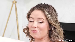 Robby Apples and River Lynn Pound Busty Big-Cock Trans Colleague Victoria Grant in Hardcore Outdoor Fuck