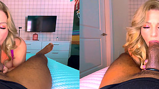 VR 3D - Big Boobed MILF Sucks and Fucks BBC