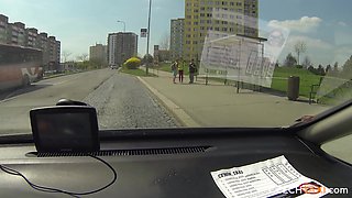 Czech Taxi E04: Butt fuck ride with a squirt