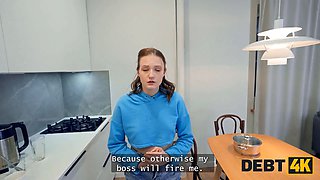 Debt4k. sexy college escort is hardcore with a mansion manager