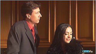 Passionate Girl Gets Pleasured By Two Hunks At The Same Time