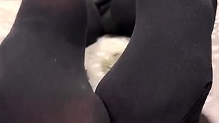 Black Amateur Explore Hot Foot Fetish