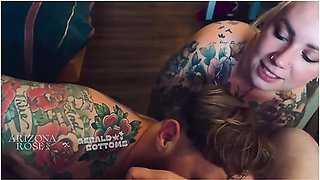 Hotwife Bi Cuck Husband Into A Double Blowjob