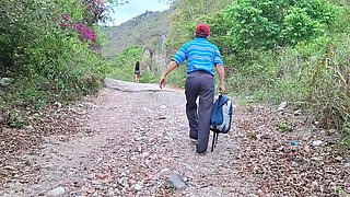 Busty Latina Stepdaughter Fucked Hard By Old Man In Jungle - Big Ass & Wet Pussy