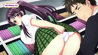 Tight panties flash drives sensei wild in camping club POV