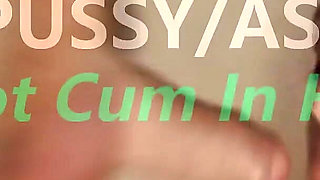 Mouth Pussy Ass Fucked - Taking Hot Cum in Her Mouth