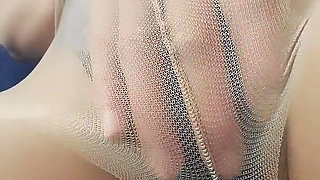 Wearing Pantyhose and Fingering My Crotch