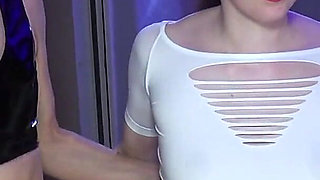 Teen-slut Alexa (23) Gangbang with Skinny Fuck Meat